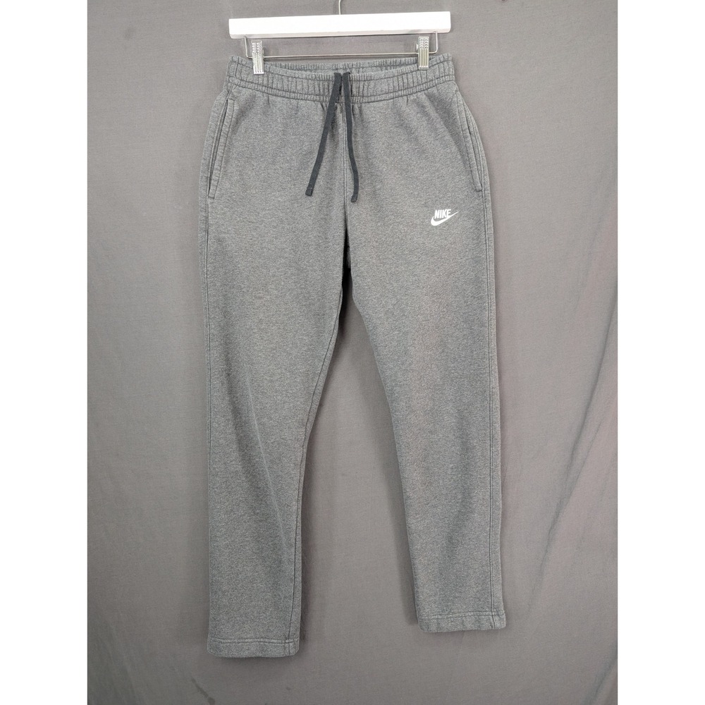 Nike Mens Club Fleece Straight Leg Sweatpants Grey BV2707-071 Size Small